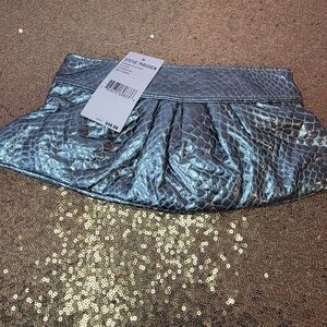 Steve Madden Shimmering Silver Mini Skirt